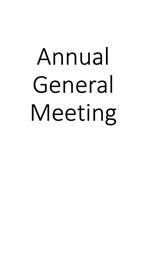 Club AGM